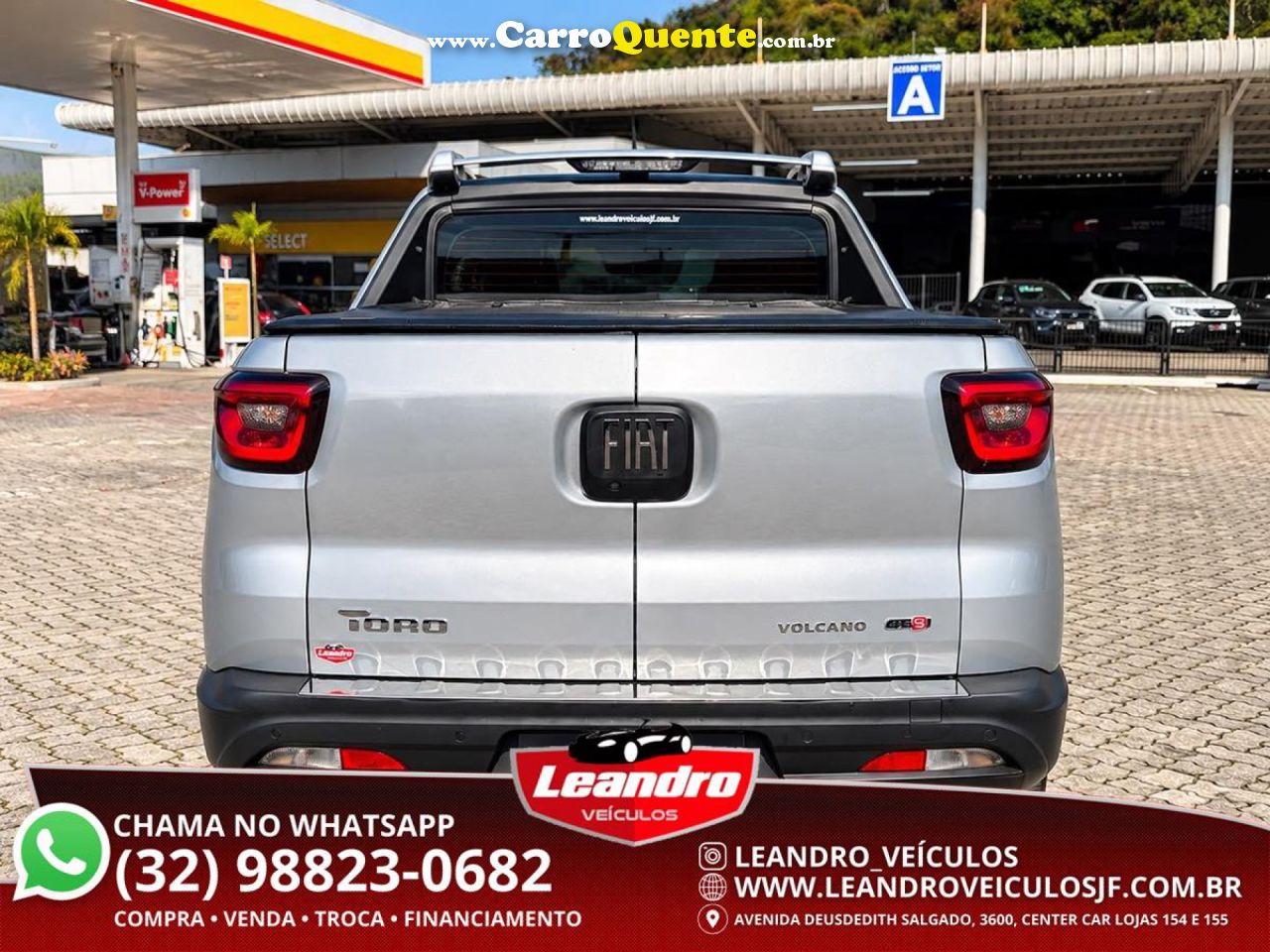 FIAT   TORO VOLCANO 2.0 16V 4X4 TB DIESEL AUT.   PRATA 2019 2.0 DIESEL - Loja