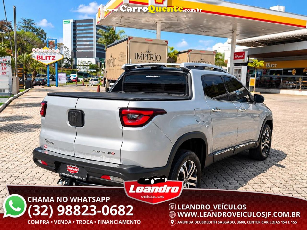 FIAT   TORO VOLCANO 2.0 16V 4X4 TB DIESEL AUT.   PRATA 2019 2.0 DIESEL - Loja