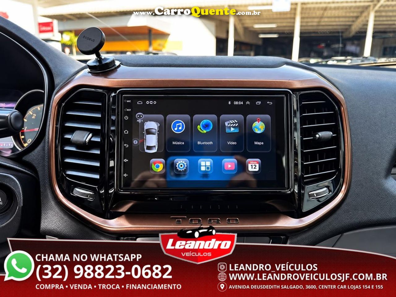 FIAT   TORO VOLCANO 2.0 16V 4X4 TB DIESEL AUT.   PRATA 2019 2.0 DIESEL - Loja
