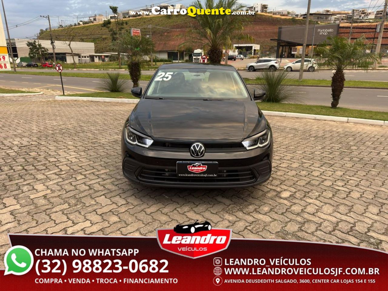 VOLKSWAGEN   POLO COMFORT. 200 TSI 1.0 FLEX 12V AUT.   PRETO 2025 1.0 FLEX - Loja