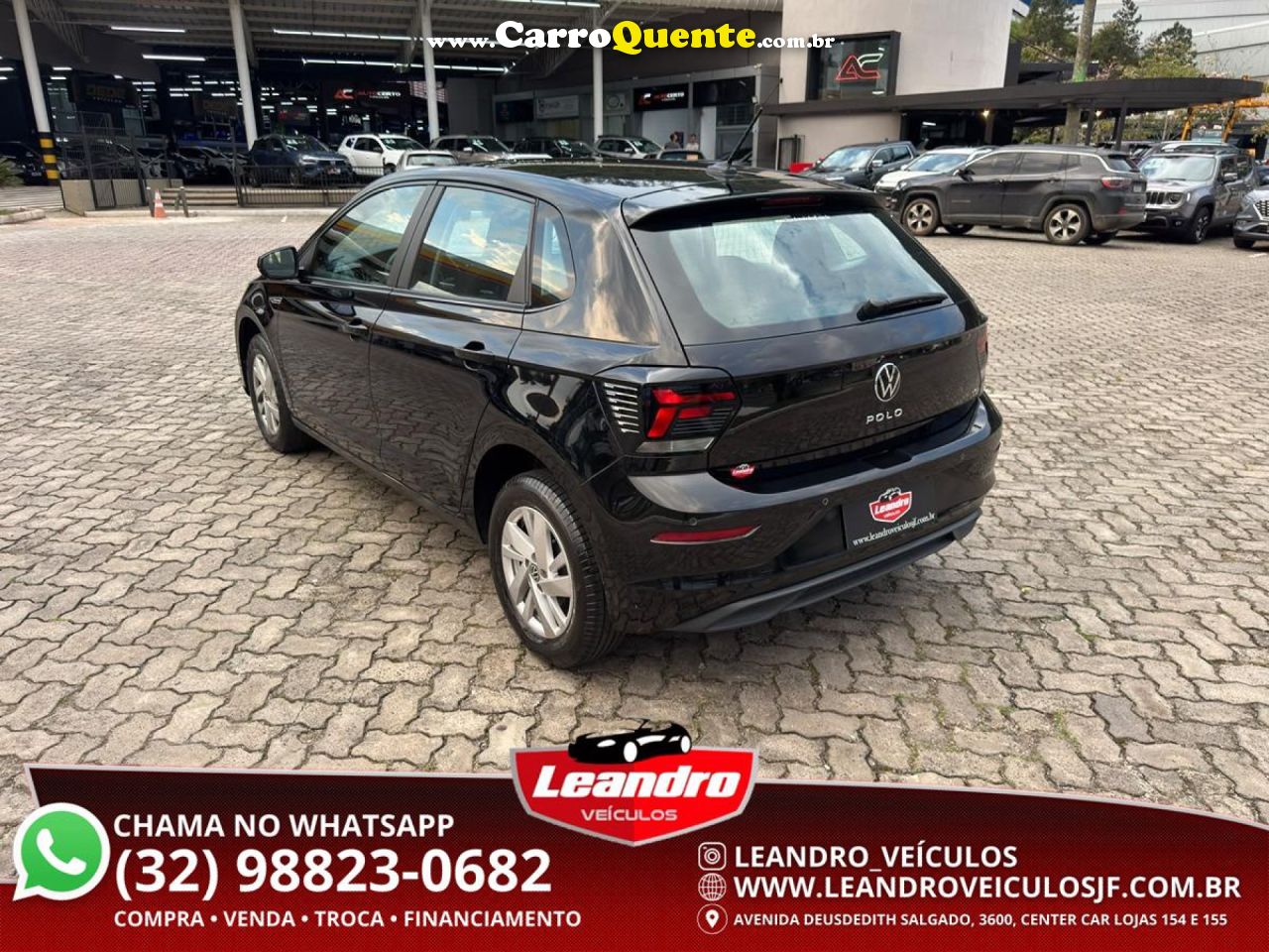 VOLKSWAGEN   POLO COMFORT. 200 TSI 1.0 FLEX 12V AUT.   PRETO 2025 1.0 FLEX - Loja