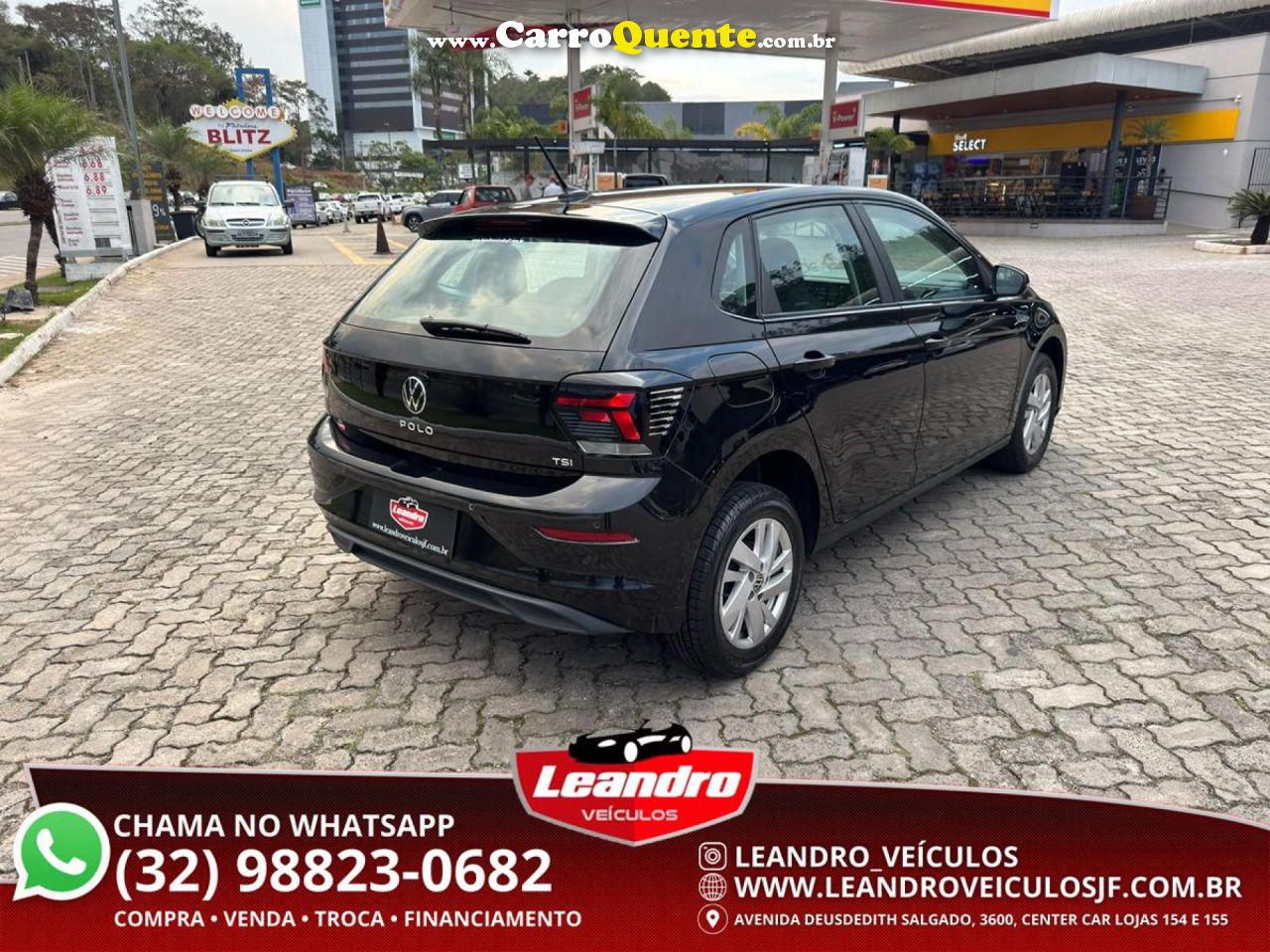 VOLKSWAGEN   POLO COMFORT. 200 TSI 1.0 FLEX 12V AUT.   PRETO 2025 1.0 FLEX - Loja