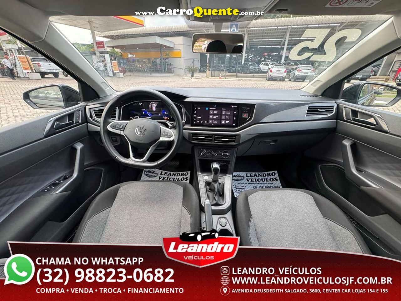 VOLKSWAGEN   POLO COMFORT. 200 TSI 1.0 FLEX 12V AUT.   PRETO 2025 1.0 FLEX - Loja
