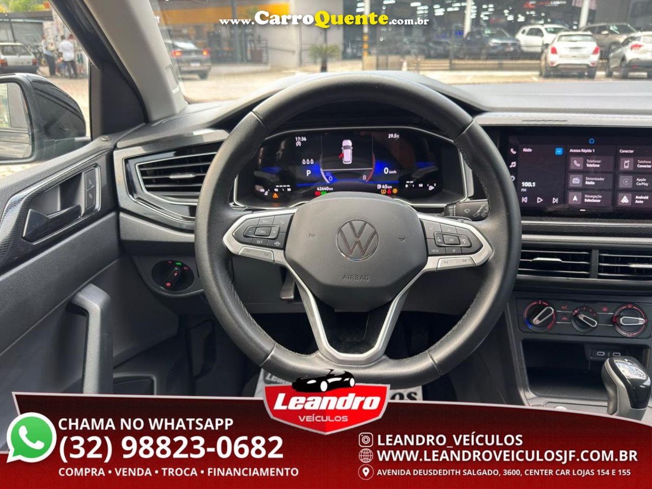VOLKSWAGEN   POLO COMFORT. 200 TSI 1.0 FLEX 12V AUT.   PRETO 2025 1.0 FLEX - Loja