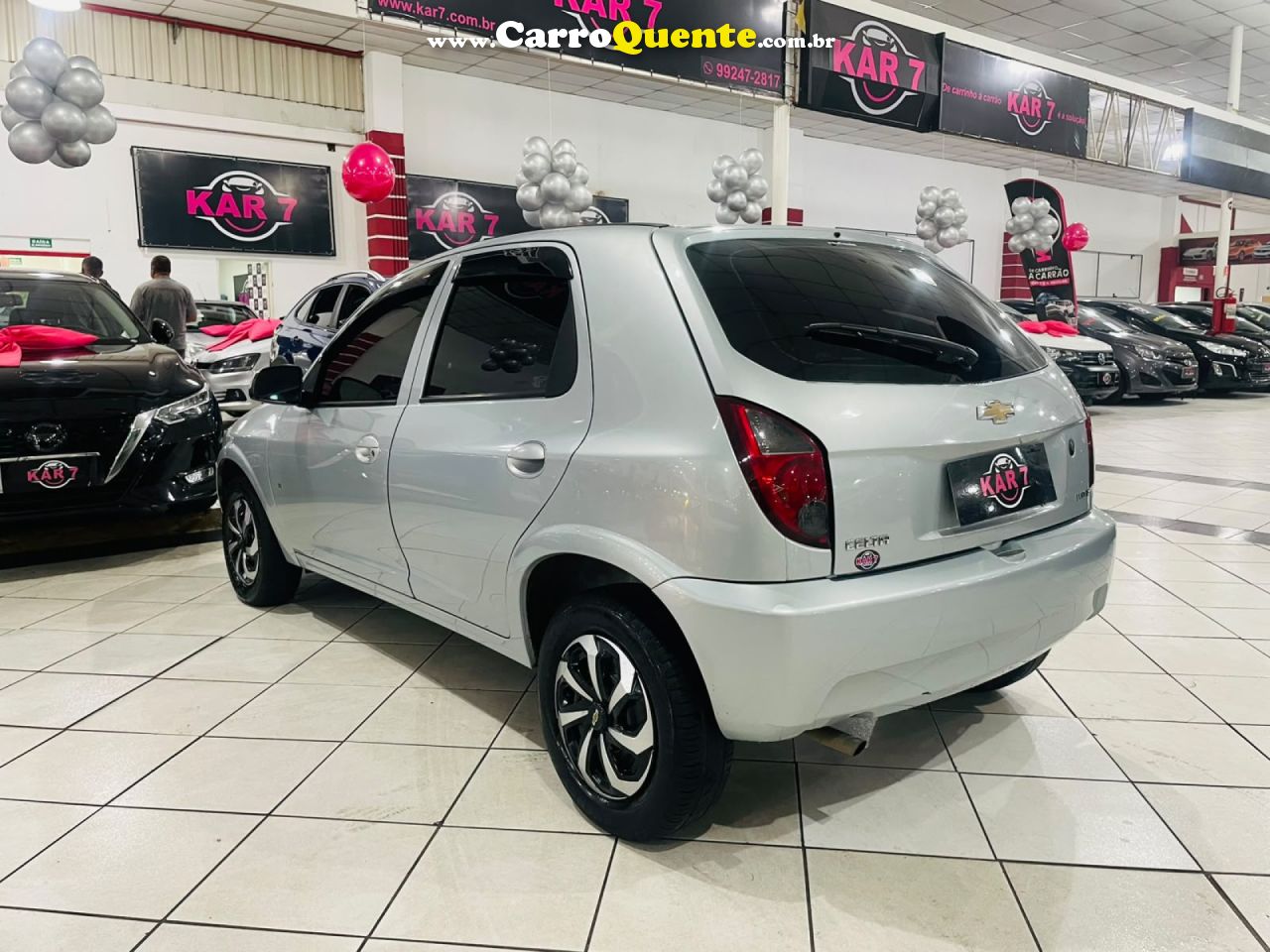 CHEVROLET   CELTA SPIRIT LT 1.0 MPFI 8V FLEXP. 5P   PRATA 2012 1.0 FLEX - Loja