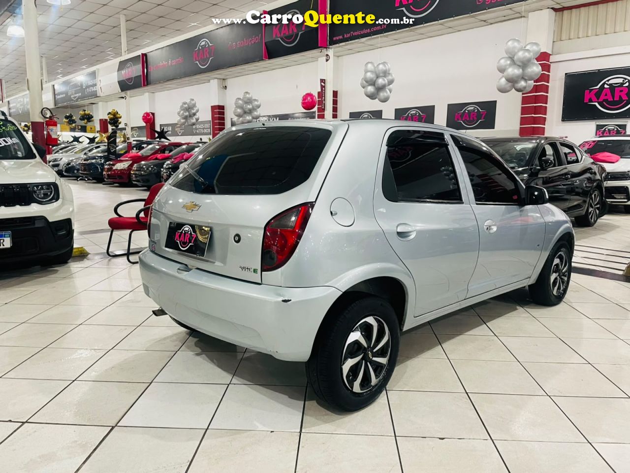 CHEVROLET   CELTA SPIRIT LT 1.0 MPFI 8V FLEXP. 5P   PRATA 2012 1.0 FLEX - Loja