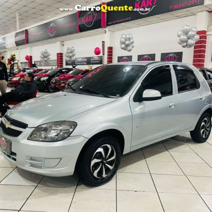 CHEVROLET   CELTA SPIRIT LT 1.0 MPFI 8V FLEXP. 5P   PRATA 2012 1.0 FLEX