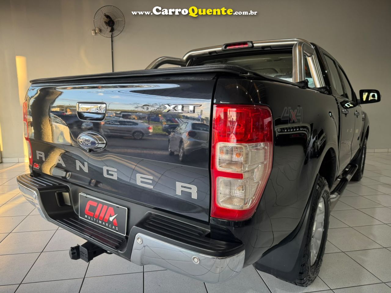 FORD   RANGER XLT 3.2 20V 4X4 CD DIESEL AUT.   PRETO 2017 3.2 DIESEL - Loja