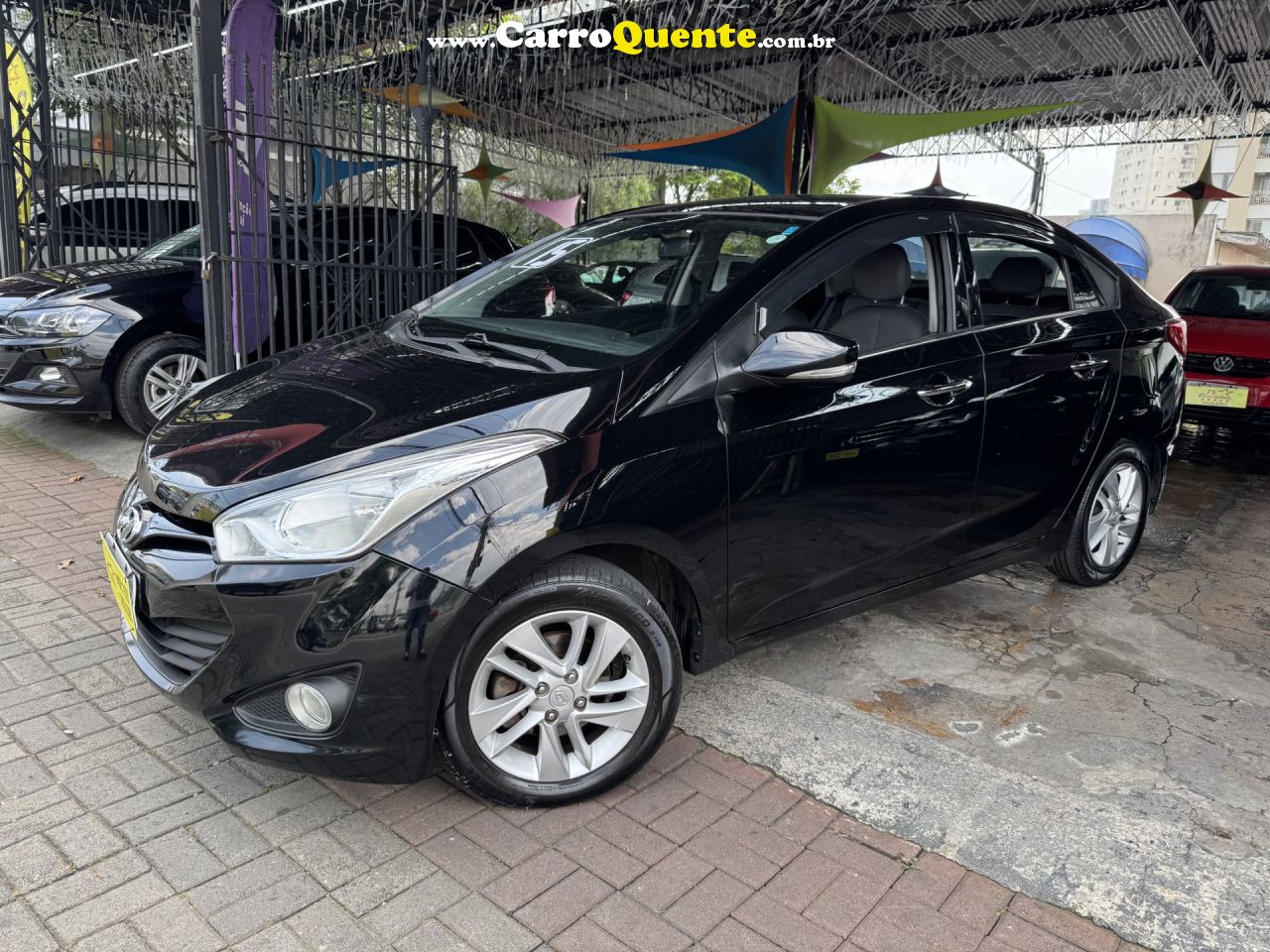 HYUNDAI   HB20S PREMIUM 1.6 FLEX 16V AUT. 4P   PRETO 2015 1.6 FLEX - Loja