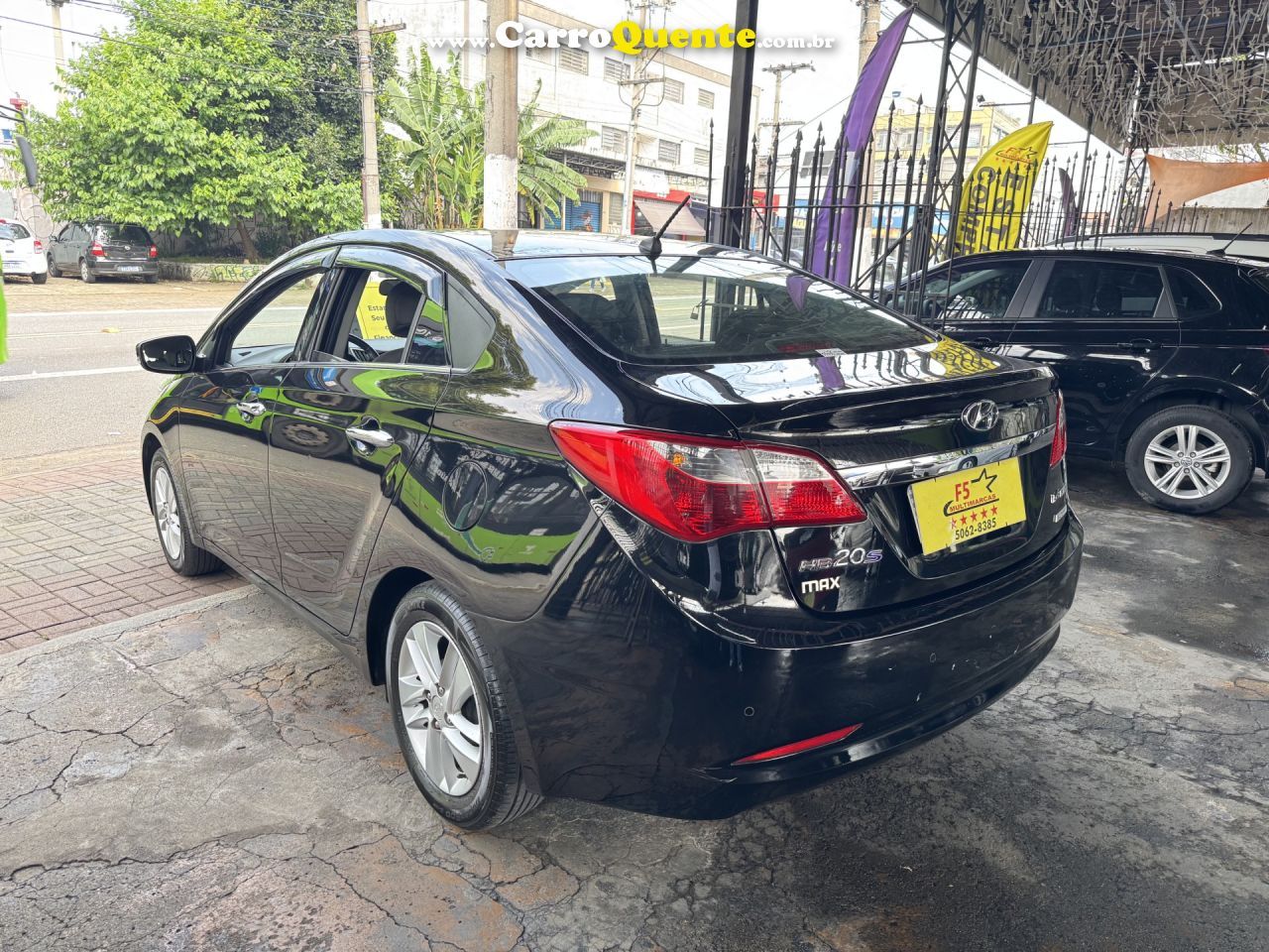 HYUNDAI   HB20S PREMIUM 1.6 FLEX 16V AUT. 4P   PRETO 2015 1.6 FLEX - Loja