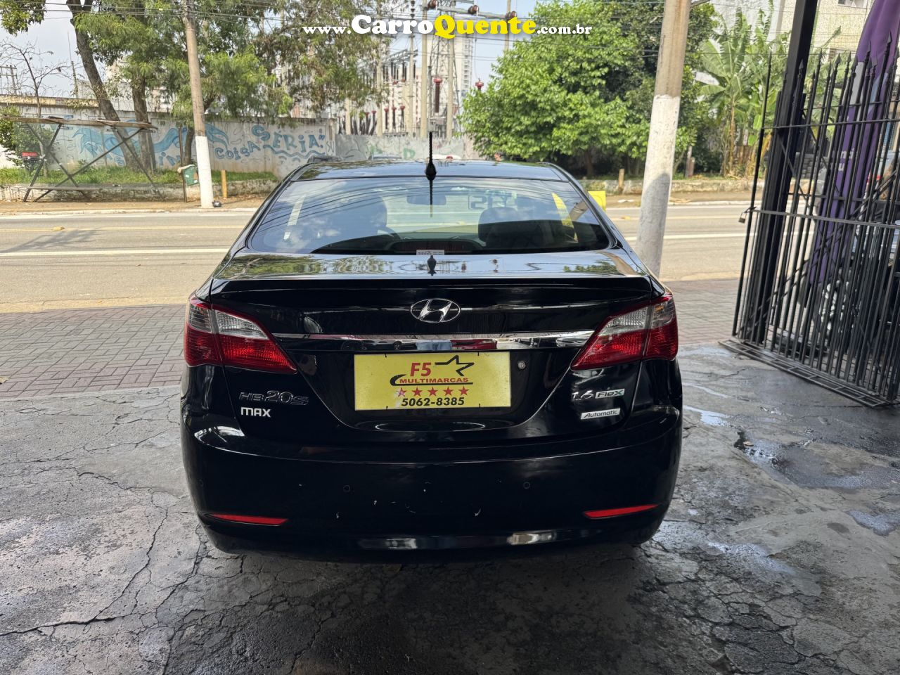 HYUNDAI   HB20S PREMIUM 1.6 FLEX 16V AUT. 4P   PRETO 2015 1.6 FLEX - Loja