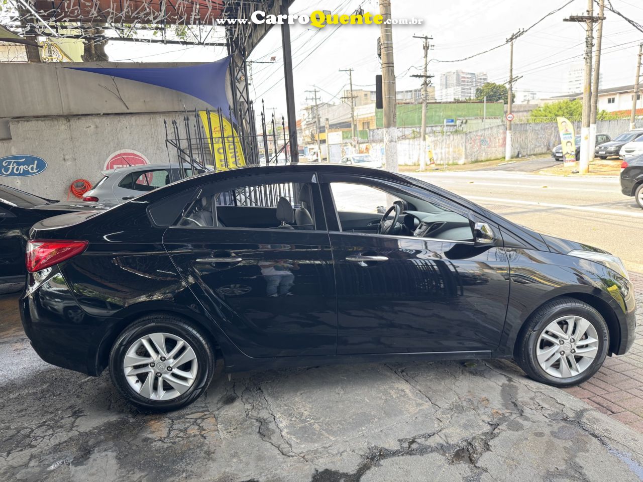 HYUNDAI   HB20S PREMIUM 1.6 FLEX 16V AUT. 4P   PRETO 2015 1.6 FLEX - Loja