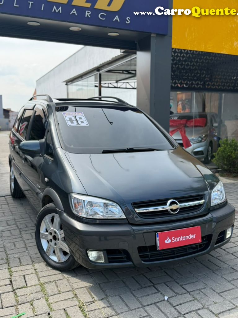CHEVROLET   ZAFIRA ELITE 2.0 MPFI FLEXPOWER 8V  AUT   CINZA 2008 2.0 FLEX - Loja