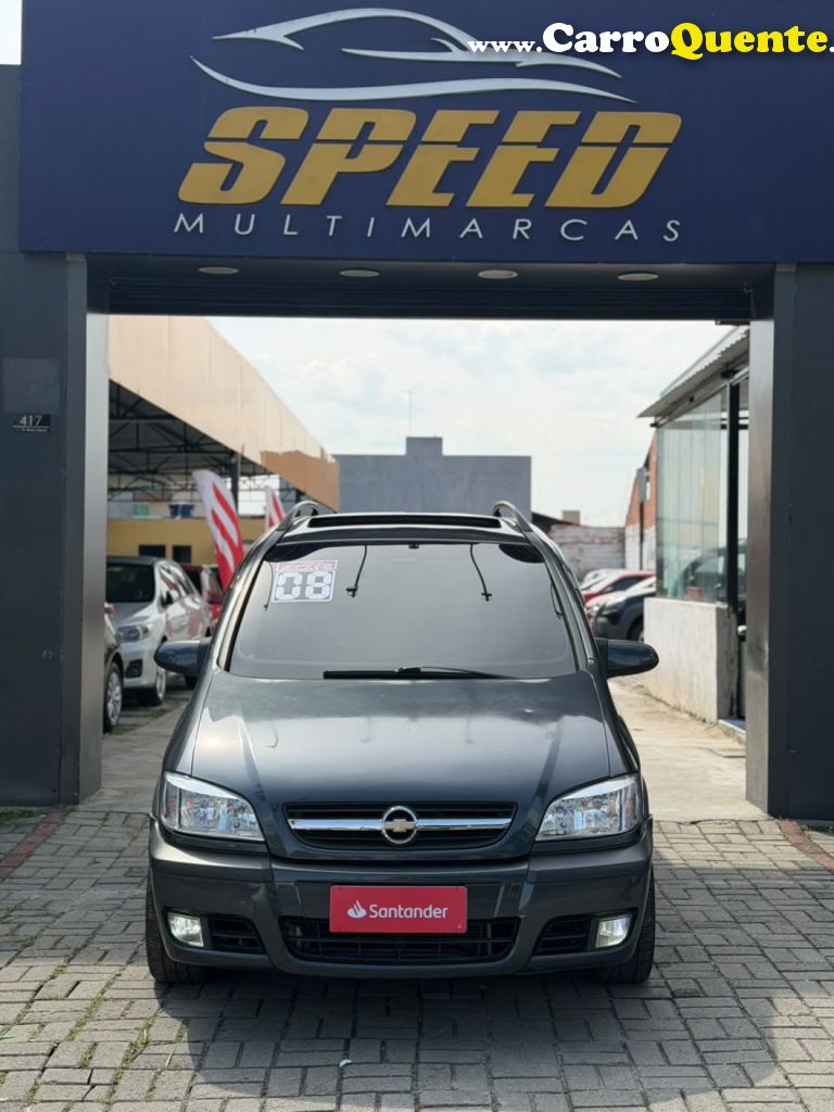 CHEVROLET   ZAFIRA ELITE 2.0 MPFI FLEXPOWER 8V  AUT   CINZA 2008 2.0 FLEX - Loja