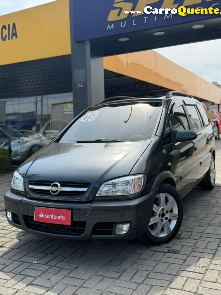 CHEVROLET   ZAFIRA ELITE 2.0 MPFI FLEXPOWER 8V  AUT   CINZA 2008 2.0 FLEX - Loja