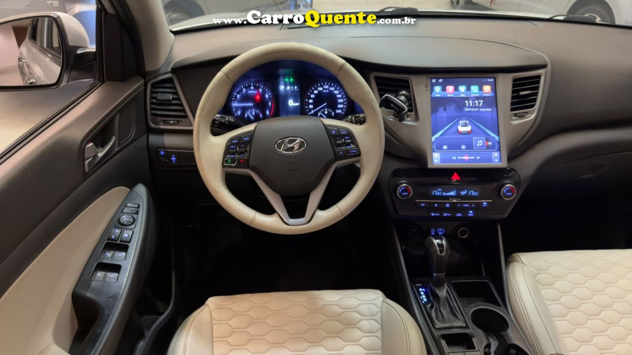 HYUNDAI   TUCSON GLS 1.6 TURBO 16V AUT.   PRATA 2018 1.6 GASOLINA - Loja