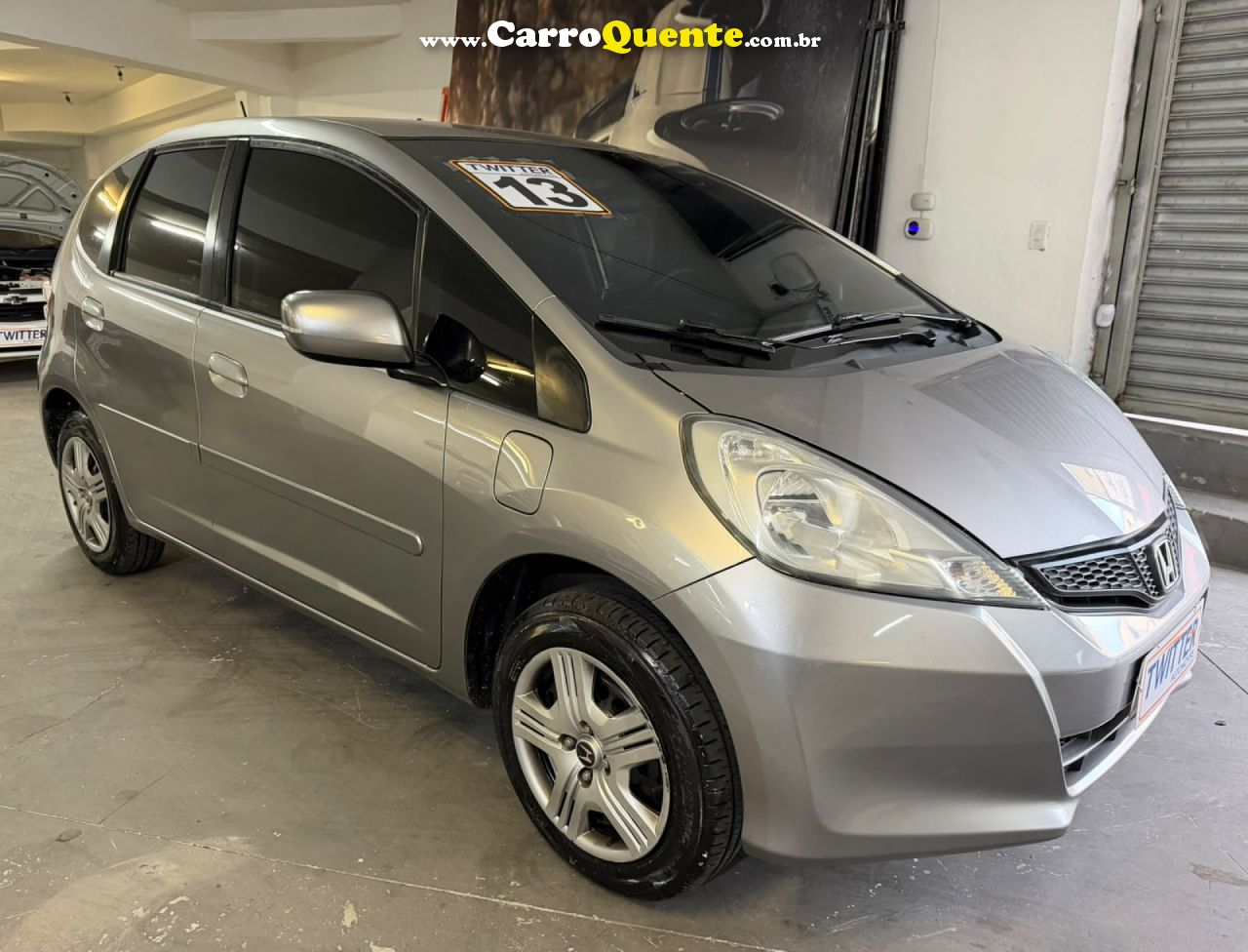 HONDA   FIT DX 1.4 FLEX 16V 5P MEC.   CINZA 2013 1.4 FLEX - Loja