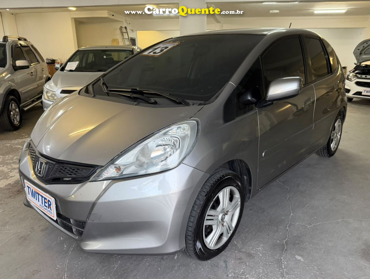 HONDA   FIT DX 1.4 FLEX 16V 5P MEC.   CINZA 2013 1.4 FLEX - Loja
