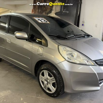 HONDA   FIT DX 1.4 FLEX 16V 5P MEC.   CINZA 2013 1.4 FLEX
