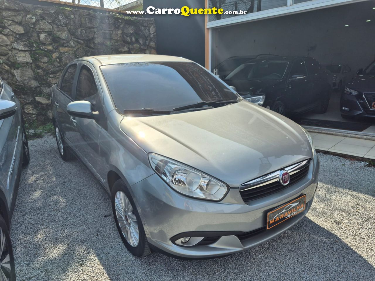 FIAT   GRAND SIENA ESSENCE 1.6 FLEX 16V   CINZA 2016 1.6 FLEX - Loja