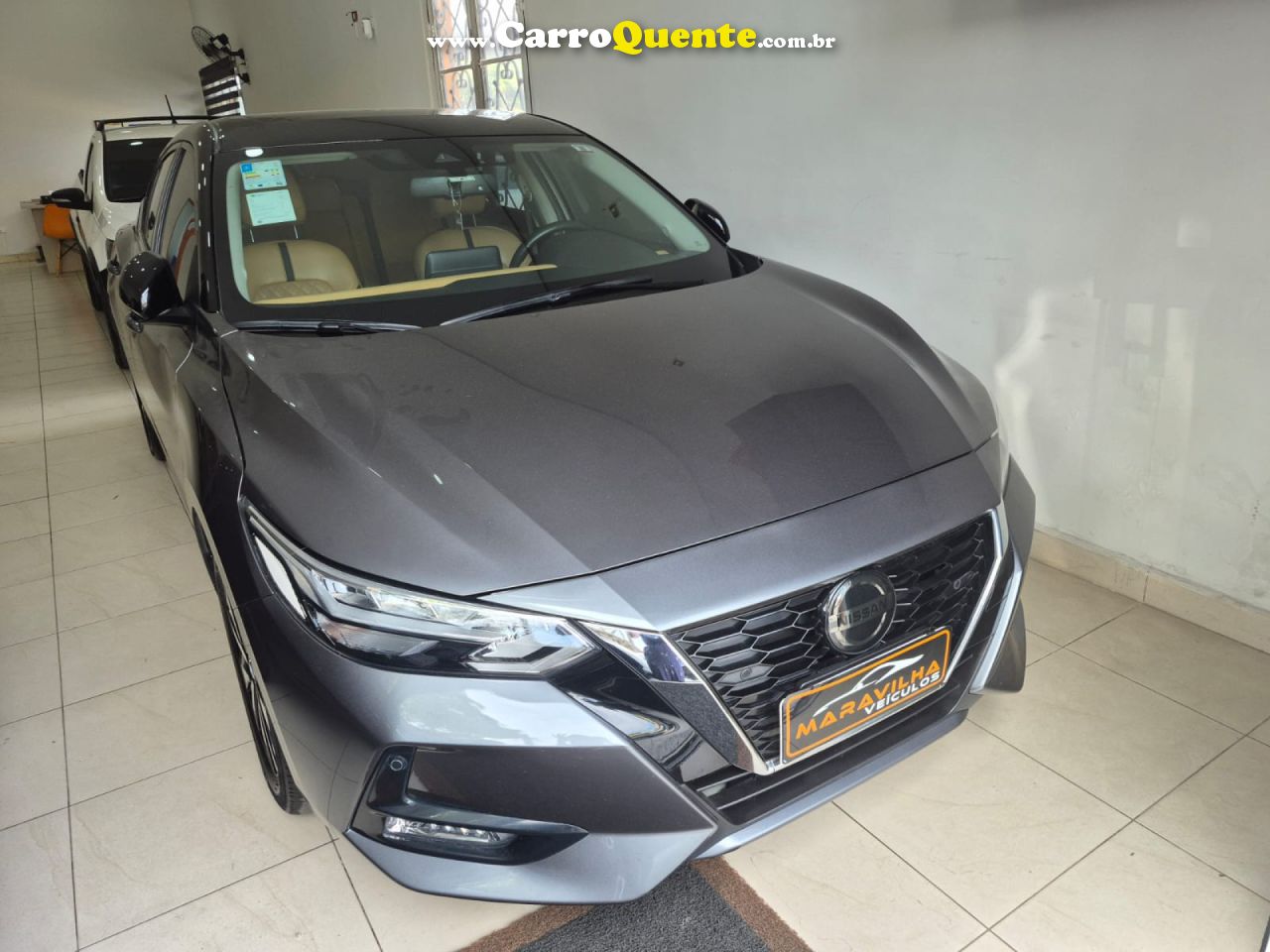 NISSAN   SENTRA SL 2.0 2.0 FLEX FUEL 16V AUT.   CINZA 2024 2.0 FLEX - Loja
