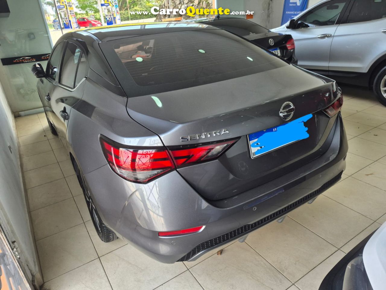 NISSAN   SENTRA SL 2.0 2.0 FLEX FUEL 16V AUT.   CINZA 2024 2.0 FLEX - Loja
