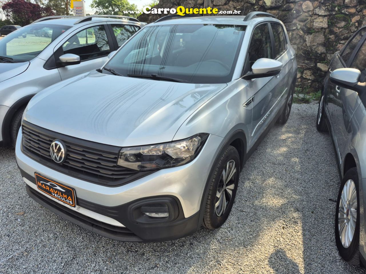VOLKSWAGEN   T-CROSS SENSE 200 TSI 1.0 FLEX 5P AUT.   PRATA 2022 1.0 FLEX - Loja