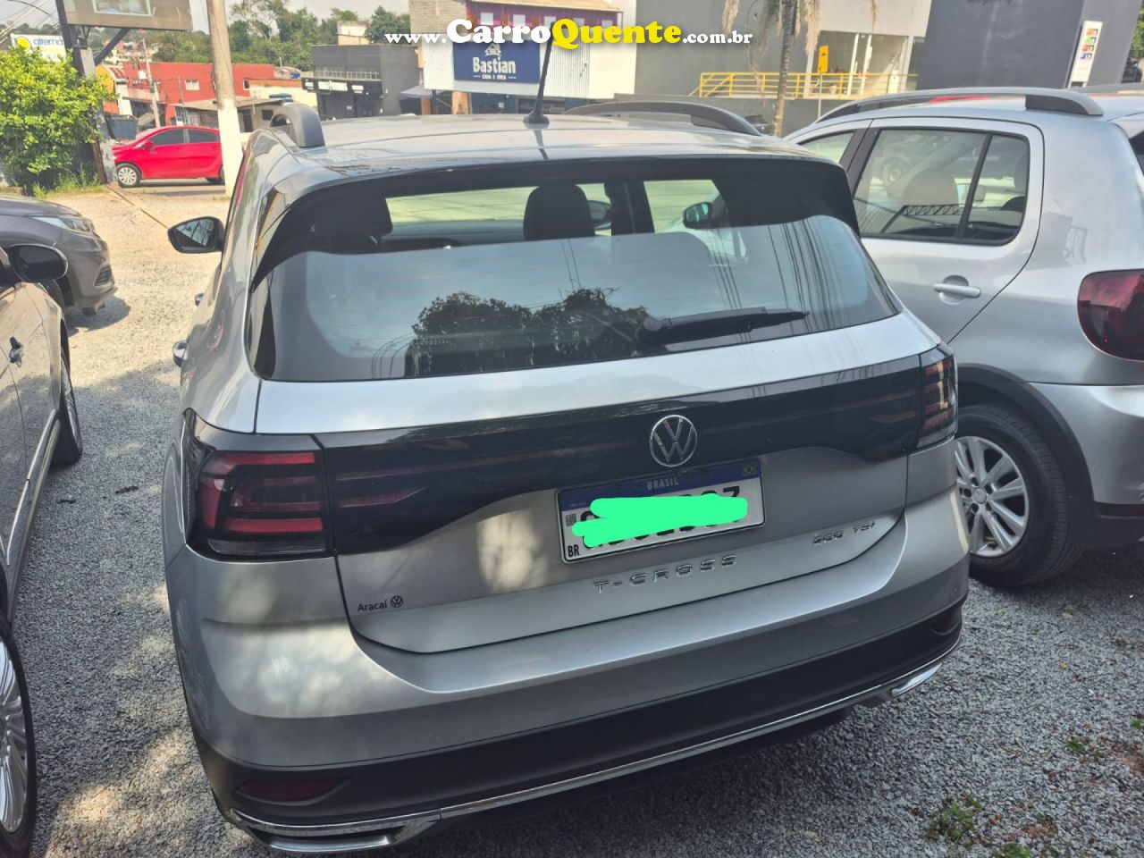 VOLKSWAGEN   T-CROSS SENSE 200 TSI 1.0 FLEX 5P AUT.   PRATA 2022 1.0 FLEX - Loja