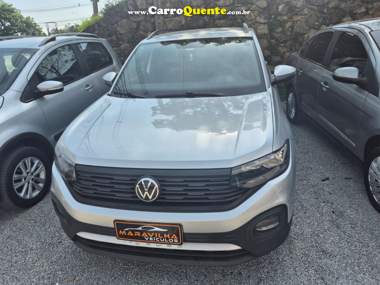 VOLKSWAGEN   T-CROSS SENSE 200 TSI 1.0 FLEX 5P AUT.   PRATA 2022 1.0 FLEX - Loja