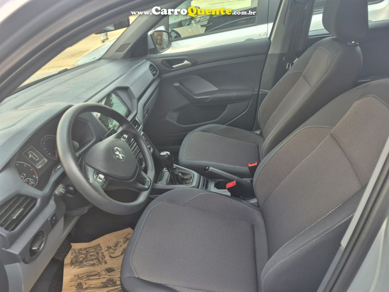 VOLKSWAGEN   T-CROSS SENSE 200 TSI 1.0 FLEX 5P AUT.   PRATA 2022 1.0 FLEX - Loja