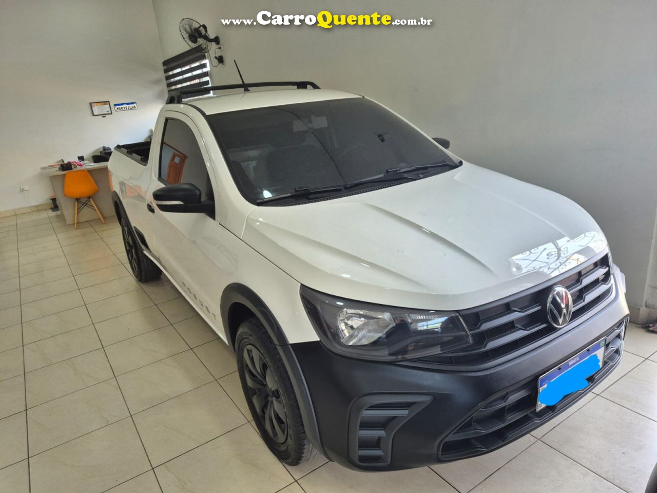 VOLKSWAGEN   SAVEIRO ROBUST 1.6 TOTAL FLEX 16V    BRANCO 2025 1.6 FLEX - Loja