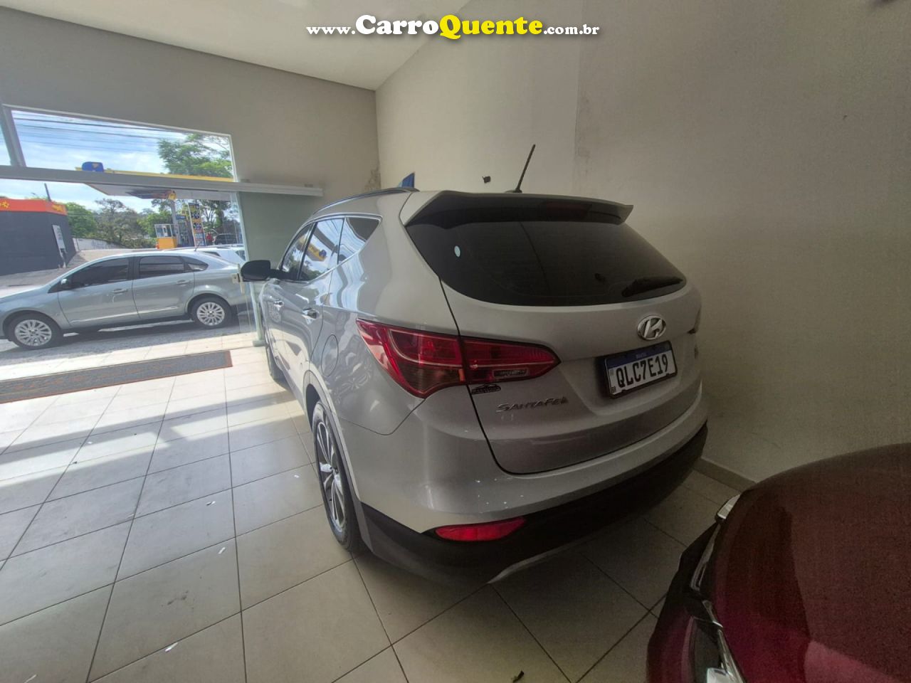 HYUNDAI   SANTA FEGLS 3.3 V6 4X4 TIPTRONIC   PRATA 2016 3.0 GASOLINA - Loja