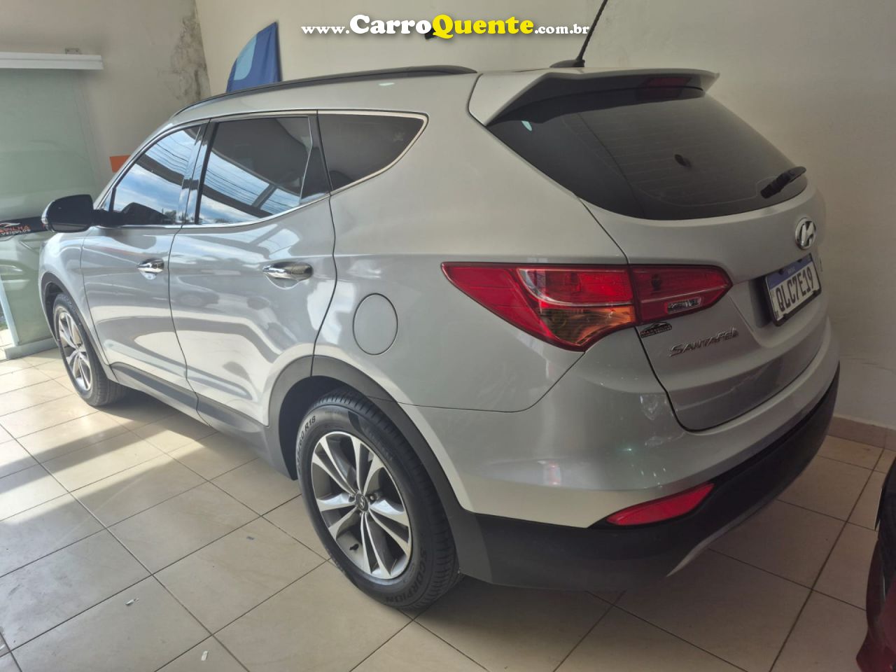 HYUNDAI   SANTA FEGLS 3.3 V6 4X4 TIPTRONIC   PRATA 2016 3.0 GASOLINA - Loja