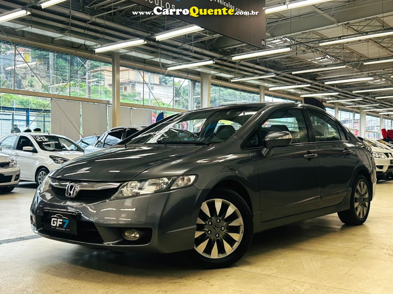 HONDA   CIVIC SEDAN LXS 1.81.8 FLEX 16V MEC. 4P   CINZA 2011 1.8 FLEX - Loja