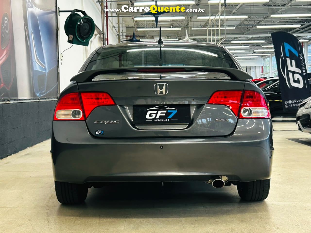 HONDA   CIVIC SEDAN LXS 1.81.8 FLEX 16V MEC. 4P   CINZA 2011 1.8 FLEX - Loja