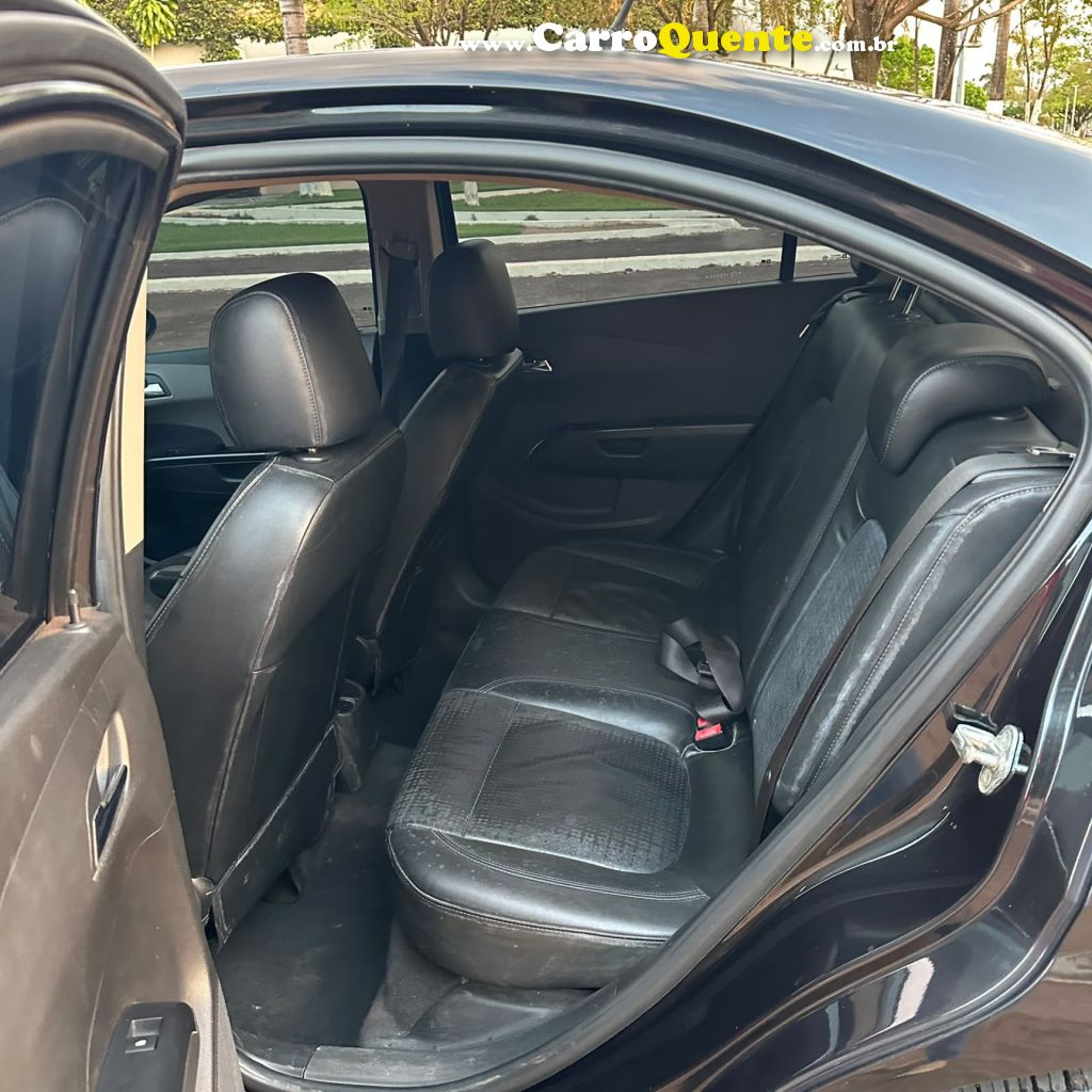CHEVROLET   SONIC HB LTZ 1.6 16V FLEXPOWER 5P AUT.   PRETO 2012 1.6 FLEX - Loja