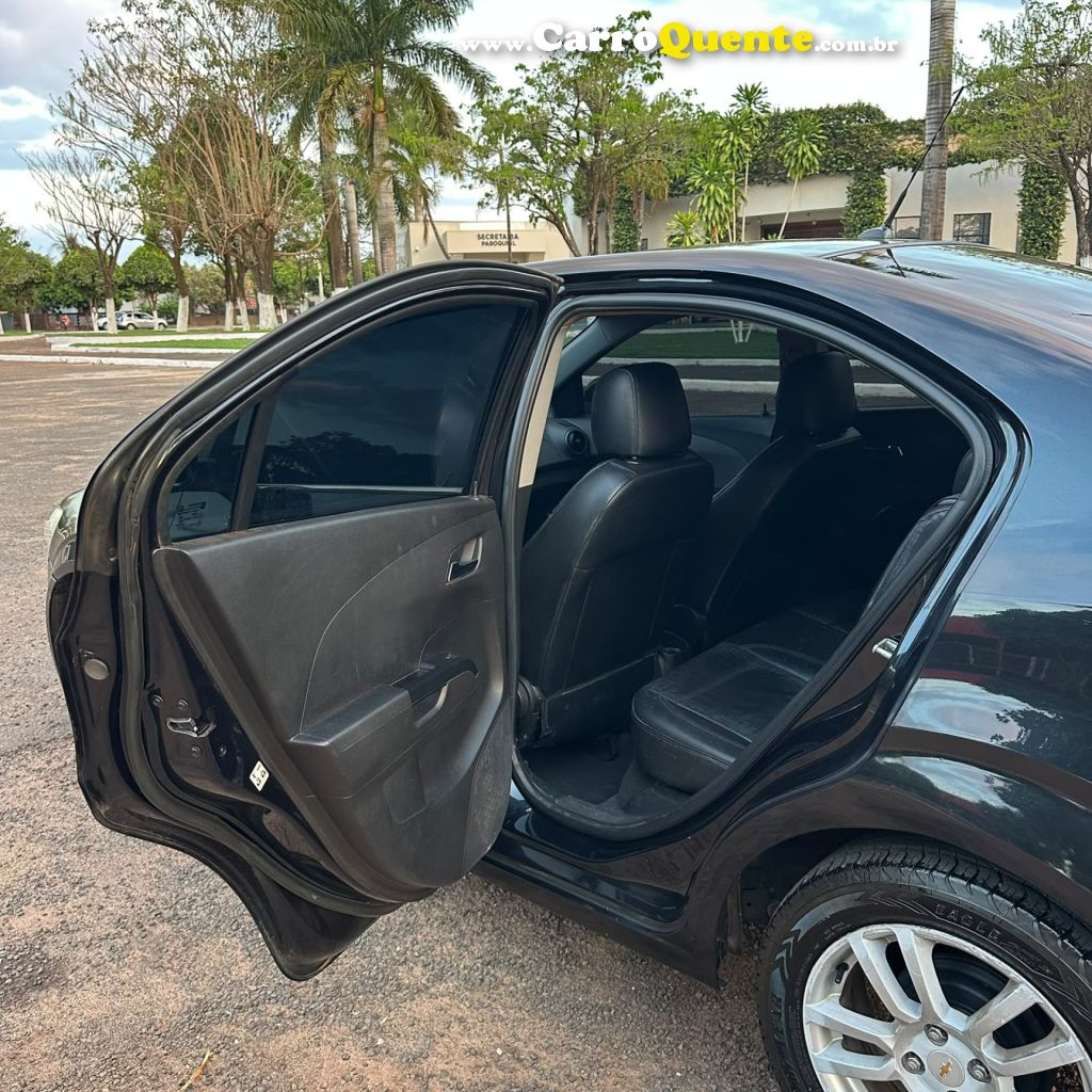 CHEVROLET   SONIC HB LTZ 1.6 16V FLEXPOWER 5P AUT.   PRETO 2012 1.6 FLEX - Loja