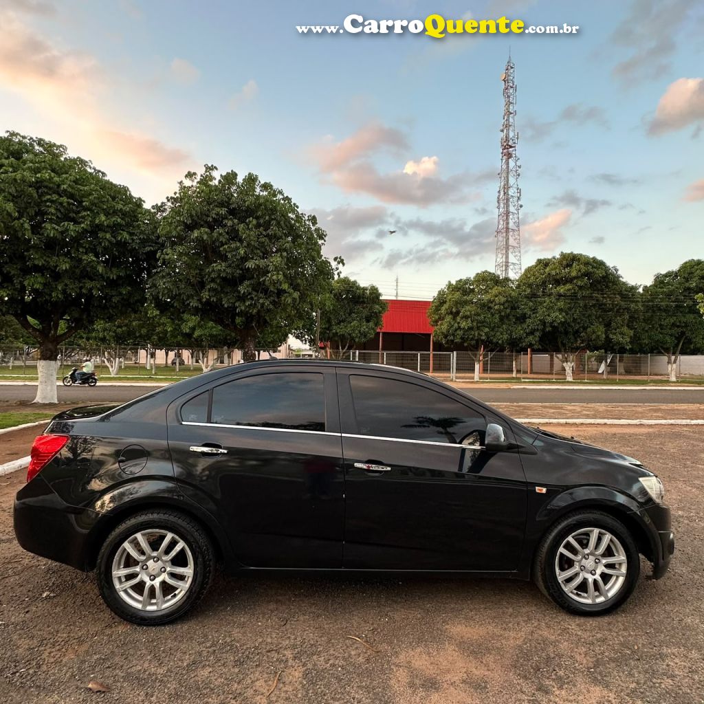 CHEVROLET   SONIC HB LTZ 1.6 16V FLEXPOWER 5P AUT.   PRETO 2012 1.6 FLEX - Loja