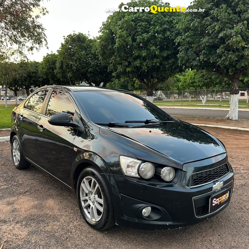 CHEVROLET   SONIC HB LTZ 1.6 16V FLEXPOWER 5P AUT.   PRETO 2012 1.6 FLEX - Loja
