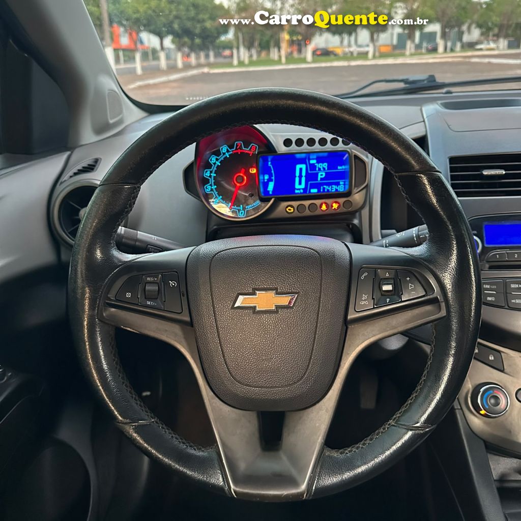 CHEVROLET   SONIC HB LTZ 1.6 16V FLEXPOWER 5P AUT.   PRETO 2012 1.6 FLEX - Loja