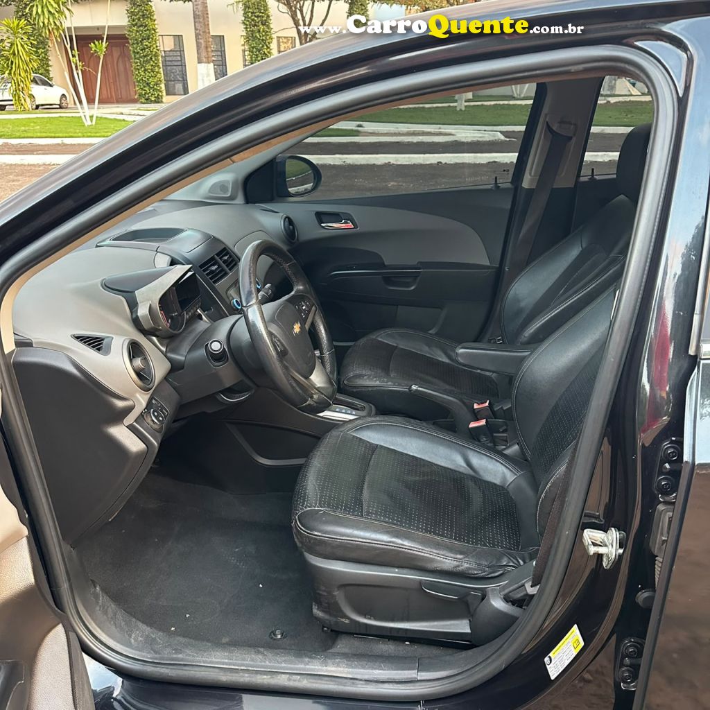 CHEVROLET   SONIC HB LTZ 1.6 16V FLEXPOWER 5P AUT.   PRETO 2012 1.6 FLEX - Loja