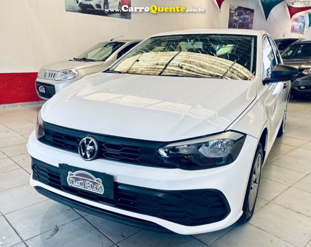 VOLKSWAGEN   POLO TRACK 1.0 FLEX 12V 5P   BRANCO 2024 1.0 FLEX - Loja