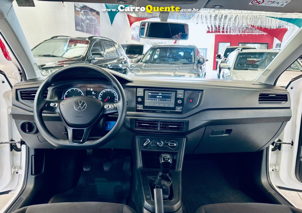 VOLKSWAGEN   POLO TRACK 1.0 FLEX 12V 5P   BRANCO 2024 1.0 FLEX - Loja