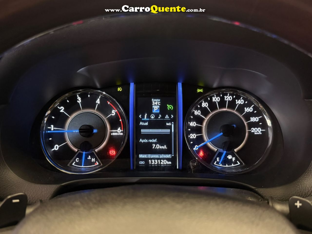 TOYOTA HILUX SW4 SRX 2.8 TURBO DIESEL 4X4 2016 - Loja