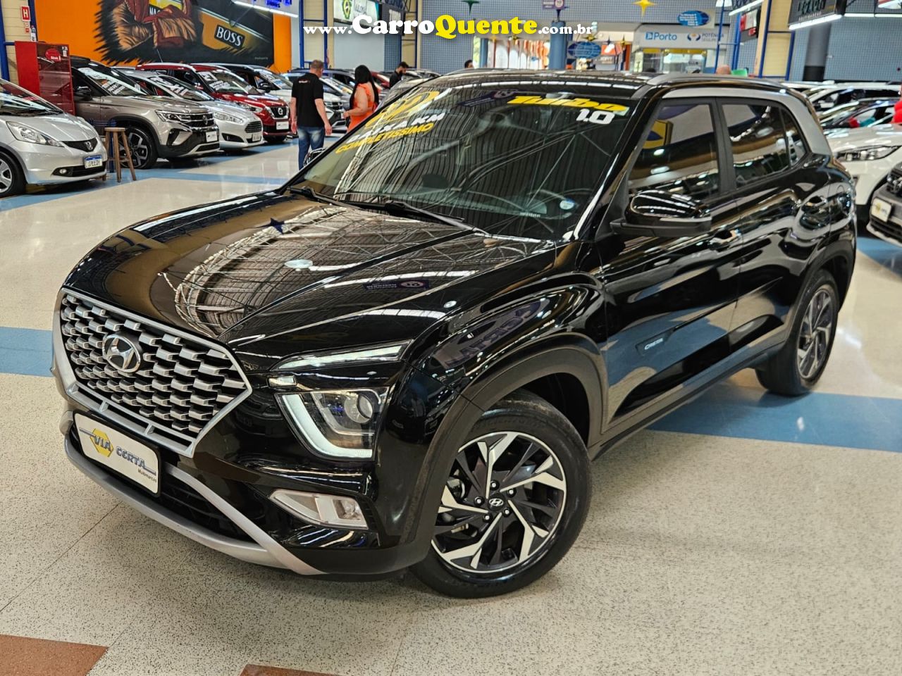 HYUNDAI CRETA 1.0 TURBO LIMITED * C/ 51.400 KM APENAS * 2022 - Loja