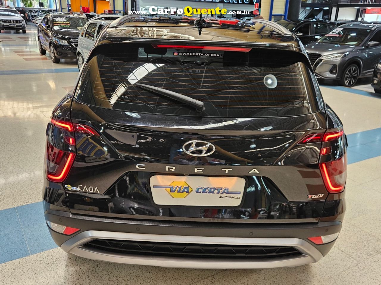 HYUNDAI CRETA 1.0 TURBO LIMITED * C/ 51.400 KM APENAS * 2022 - Loja