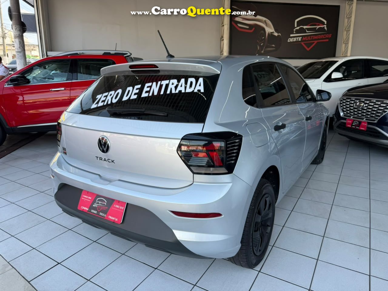 VOLKSWAGEN   POLO TRACK 1.0 FLEX 12V 5P   PRATA 2024 1.0 FLEX - Loja