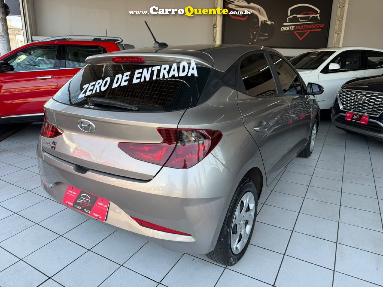 HYUNDAI   HB20 VISION 1.0 FLEX 12V MEC.   PRATA 2022 1.0 FLEX - Loja