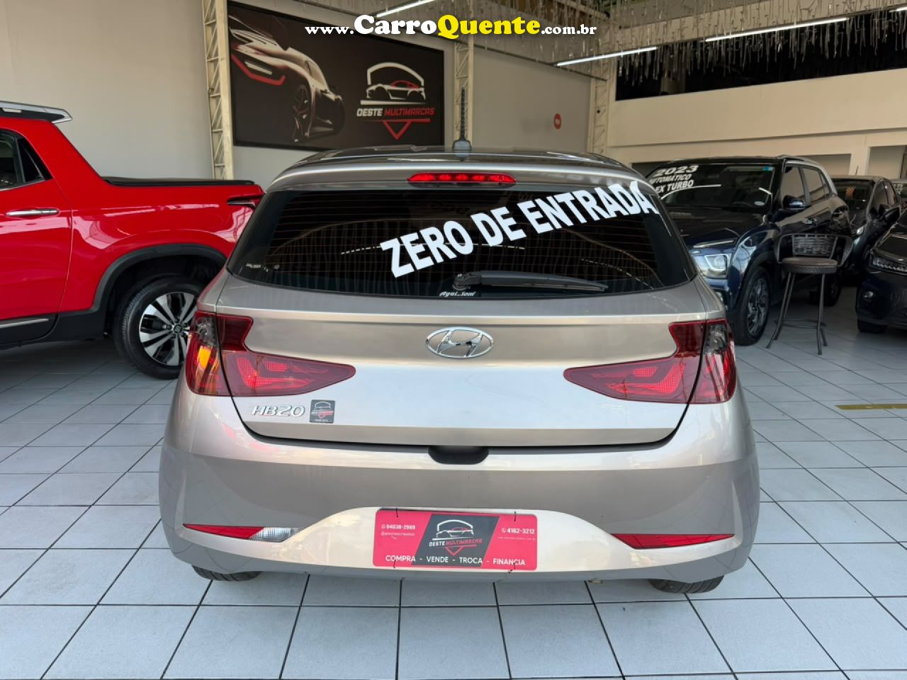 HYUNDAI   HB20 VISION 1.0 FLEX 12V MEC.   PRATA 2022 1.0 FLEX - Loja