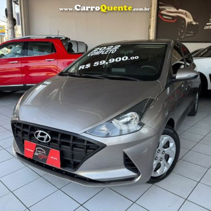 HYUNDAI   HB20 VISION 1.0 FLEX 12V MEC.   PRATA 2022 1.0 FLEX